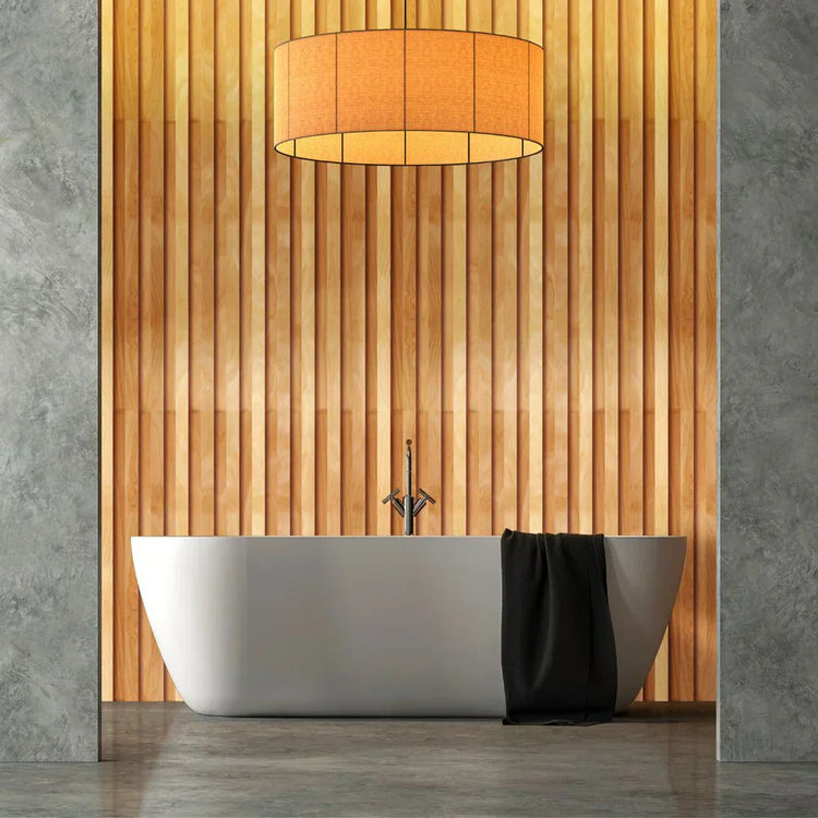 Articlad Wall Panel applied to a commercial office ceiling, demonstrating versatile installation options.