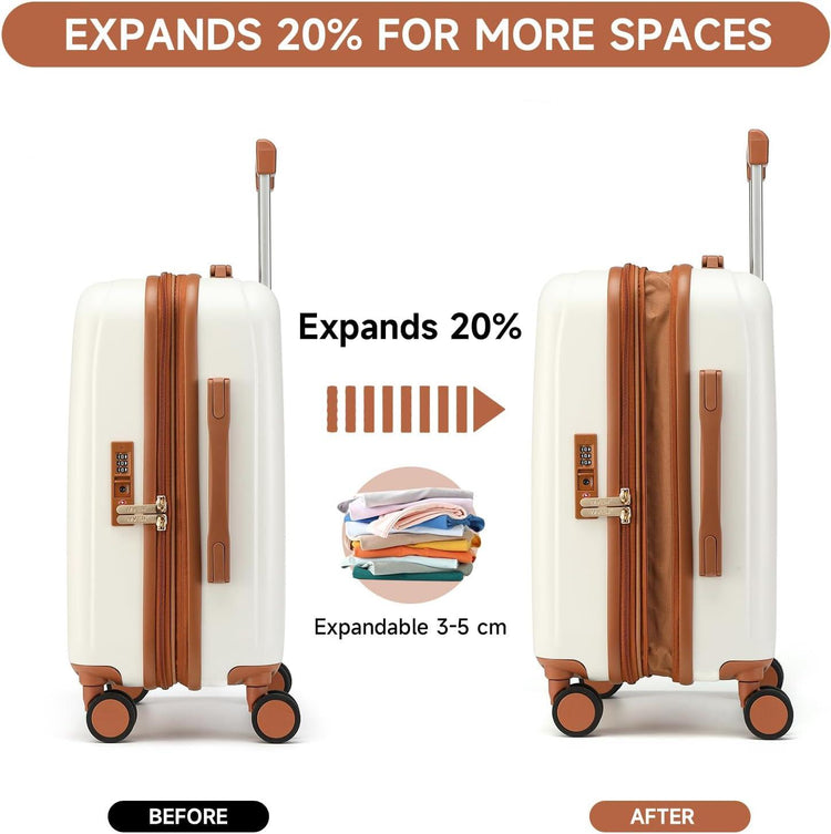 Fashion lightweight spinner luggage set 2 Pieces Spinner Wheels - Market Moda