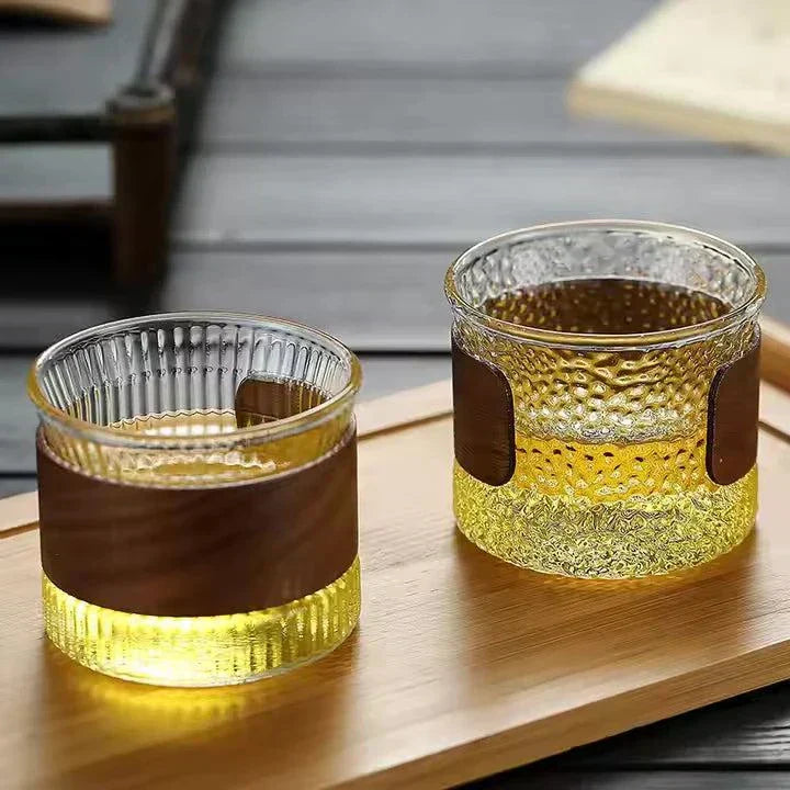 Premium 130ml crystal whiskey glasses, perfect for enhancing flavor and aroma