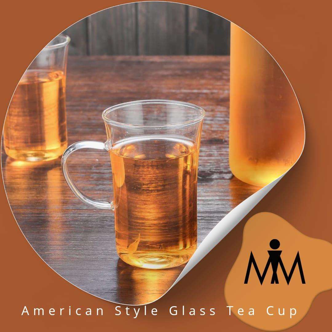 american style borocilicate glass cup 200 ml