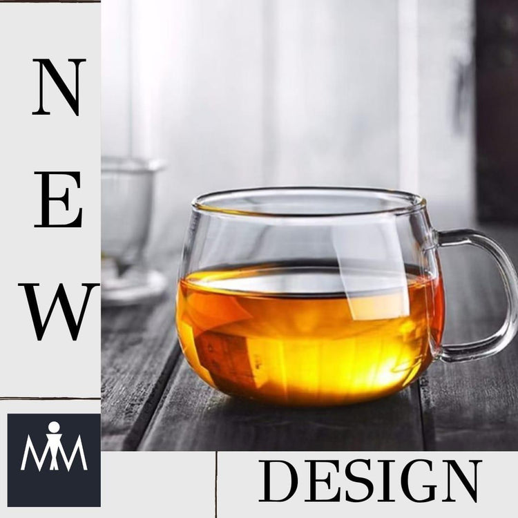 Borosilicate Glass Mug with Handle – 200 ml - Market Moda