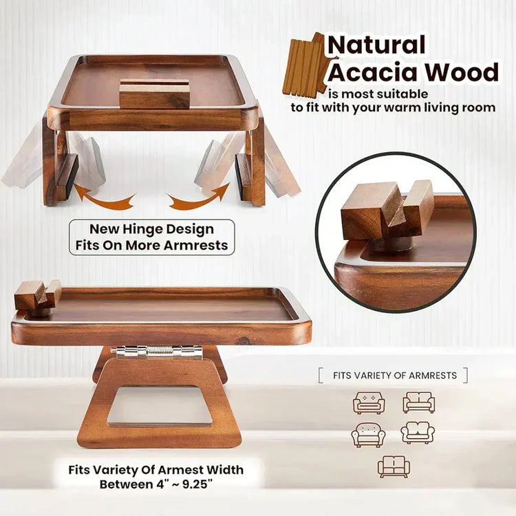 Natural acacia wood. fitsvariety f armrests