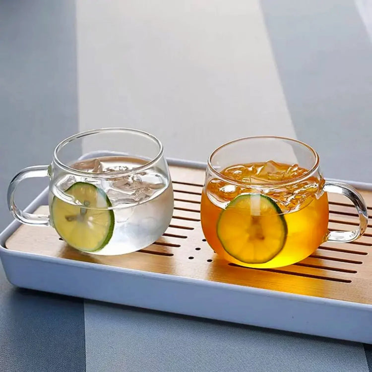 200ml Lightweight Borosilicate Glass Mug - Durable and Elegant Design