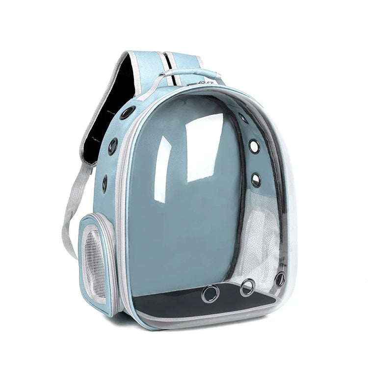 Breathable space capsule cat carrier in vibrant color