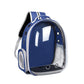 Pet backpack with safety buckle and comfortable interior