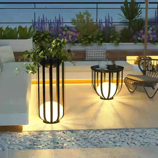 solar light IP65 solar garden lamp in outdoor setting