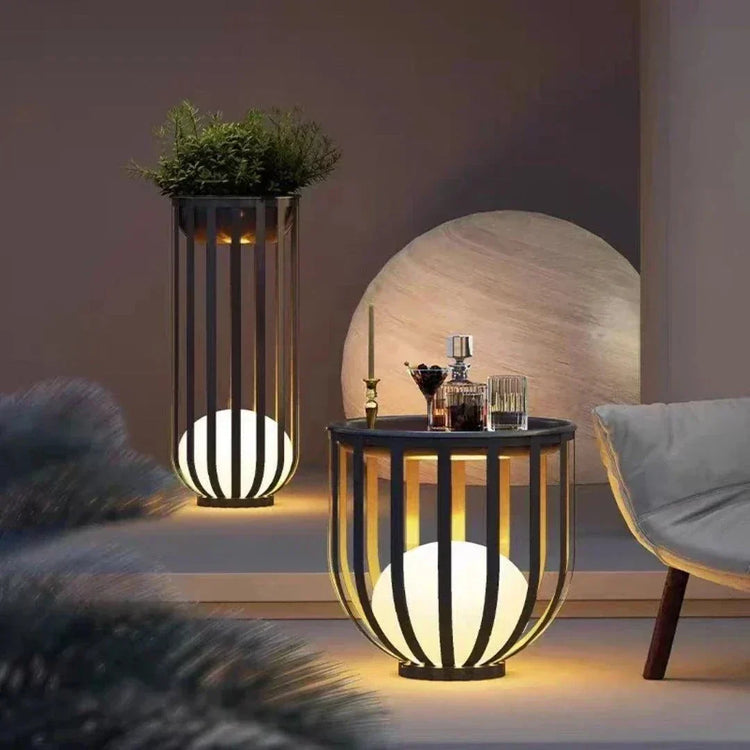 Decorative solar light IP65 with warm light for patio