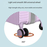 Aluminum carry-on with cup holder