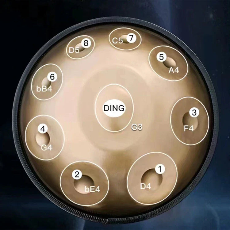 440Hz D Minor Handpan Drum Set