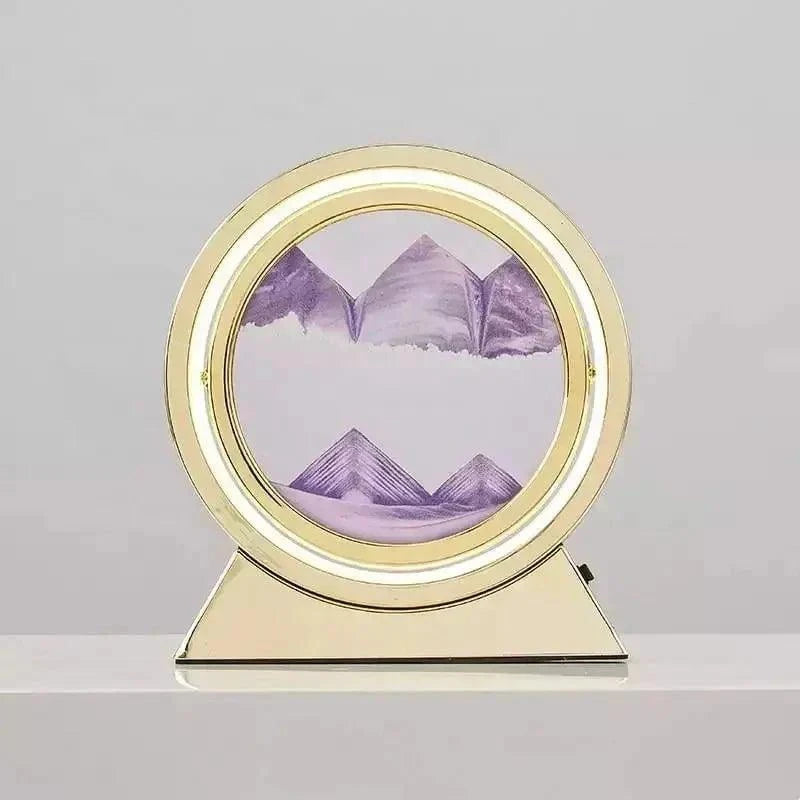 Rotating Sand Art Lamp for Bedroom & Living Room