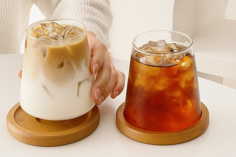 Enjoy the versatility of this modern drinking glass that adapts to all your needs, elevating every sip. It’s perfect for those who appreciate a touch of sophistication and style in their glassware