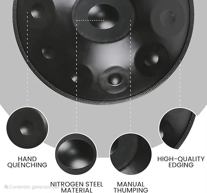 Handpan surface and note layout