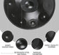 Handpan surface and note layout