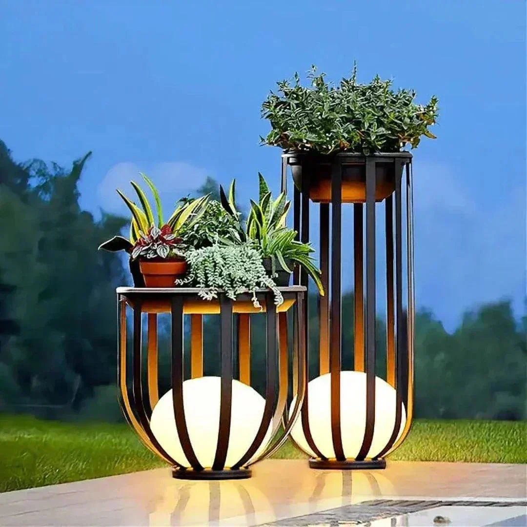 Weatherproof solar light IP65 garden lamp for exterior décor