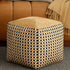 Jute pouf 16 - Handmade ottoman