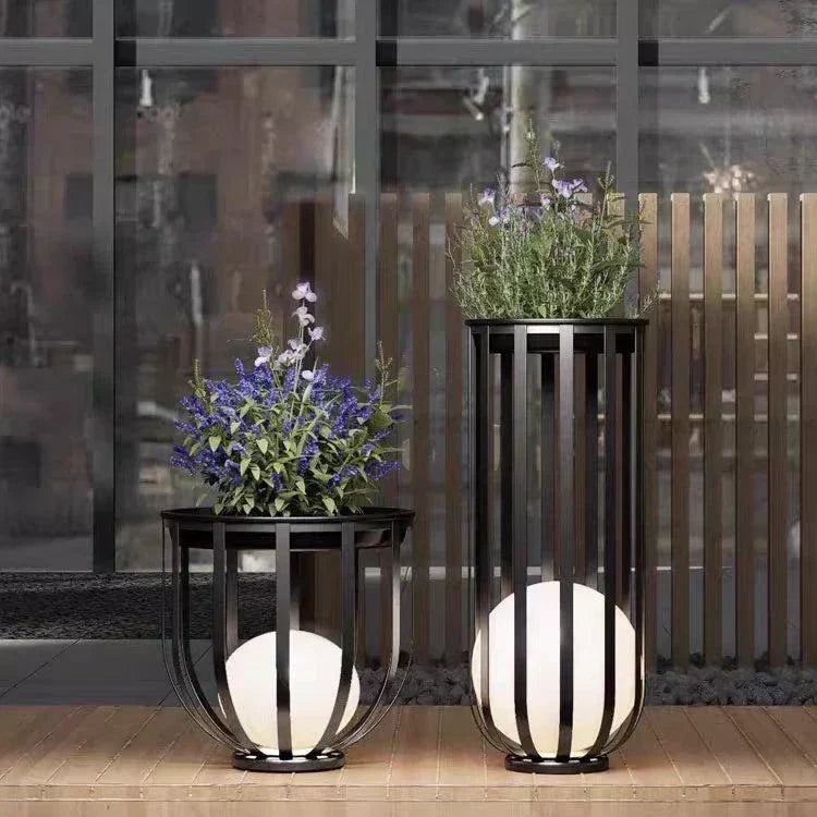 Luminaura solar garden lamp with stand, decorative LED solar light IP65